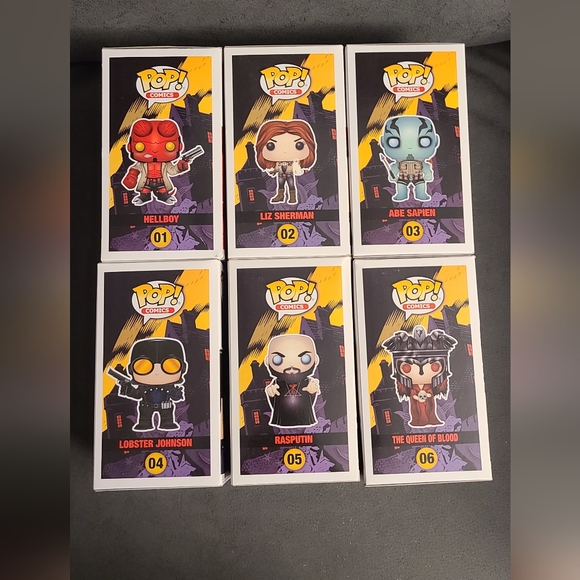 Full Set of 6 Funko Pop! Comics Hellboy Vinyl figure 2017 Vaulted🔥 - Picture 4 of 6